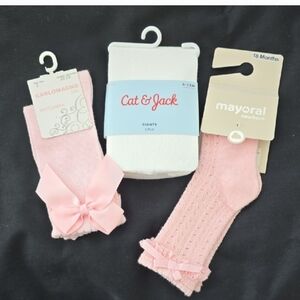 Pink and White Socks Bundle